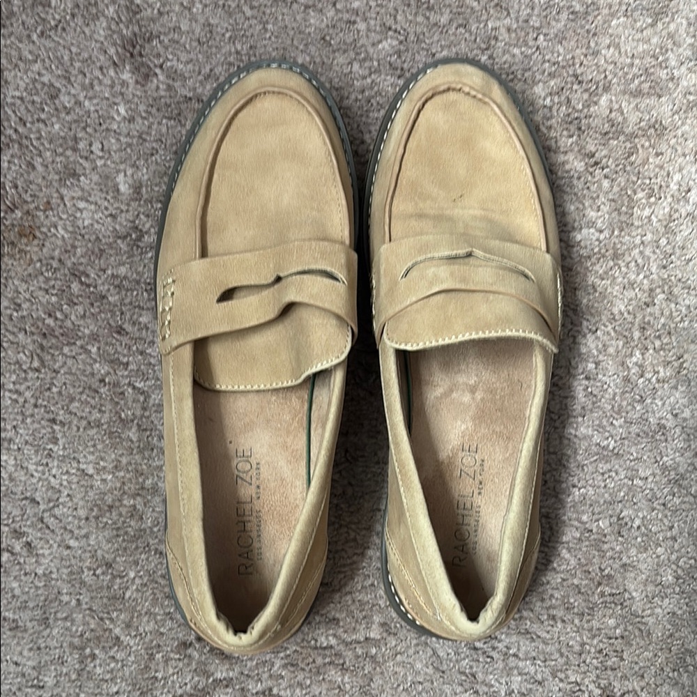 Rachel Zoe Beige Women’s Slip-On Loafers